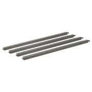 Hon Single Cross Rails for 30" and 36" Lateral Files, Gray, 4/Pack H919491